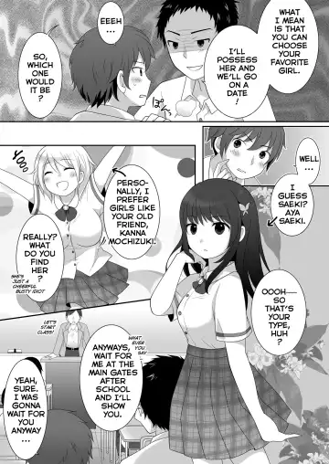 [Kuratsuka Riko] Joshi ni Hyoui shita Ore to Date shiyo! | I Possessed a Girl, So Let's Go on a Date! Fhentai - Page 5