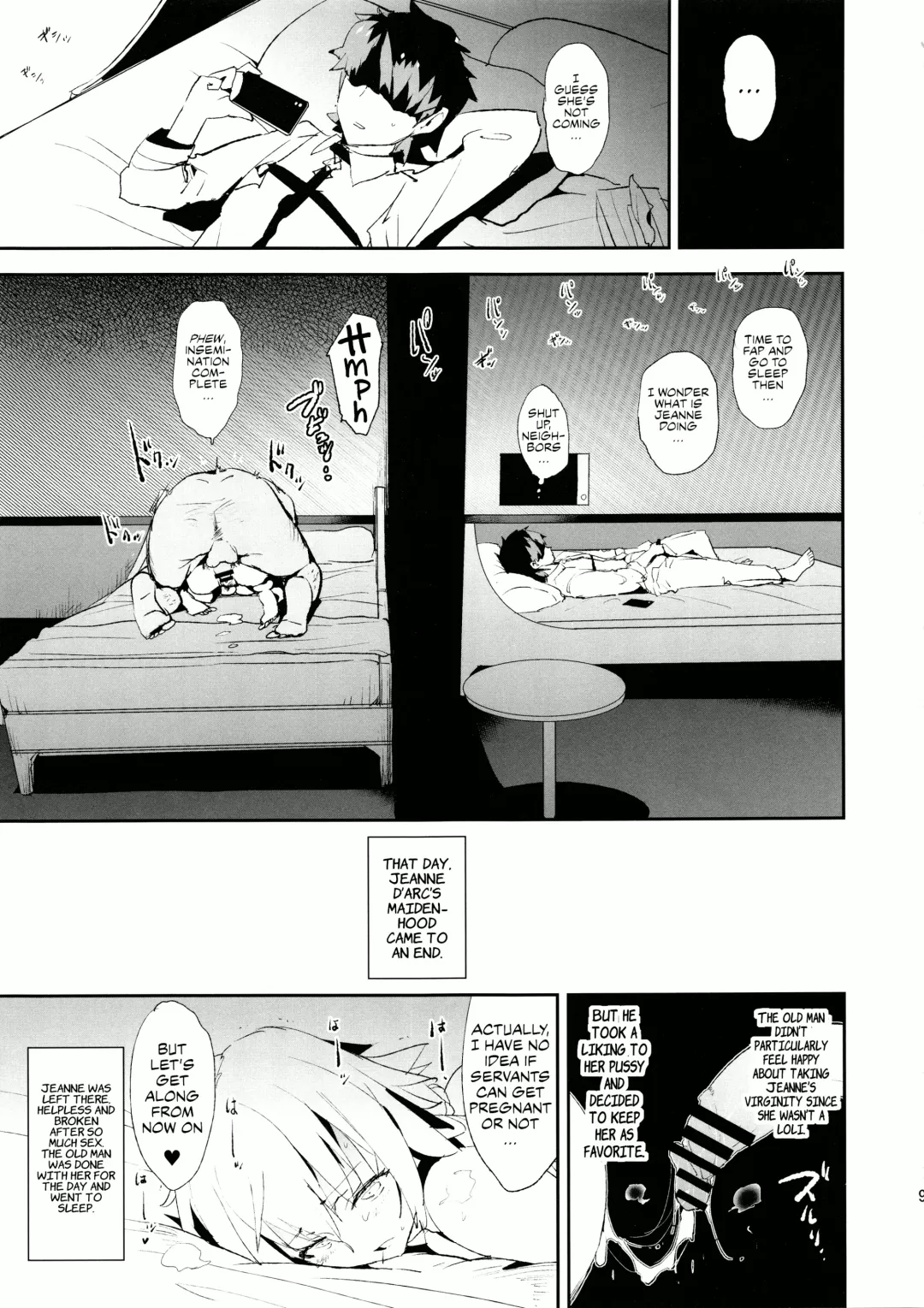 [Dokurosan] Jeanne VS Saimin Dosukebe Tanetsuke Oji-san + Omake Paper | Jeanne VS the Hypnotist Pervert Horny Old Man + Extras Fhentai - Page 8
