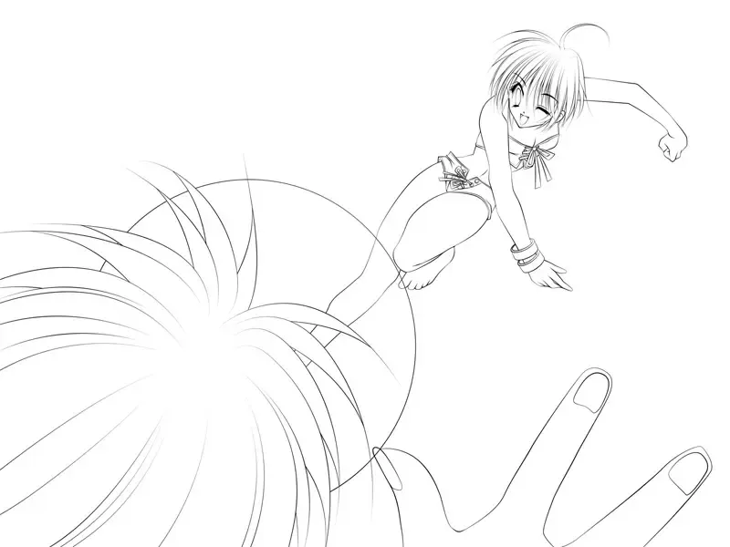 [Kirisawa Shinji - Rindou - Tamiya Akito] Totsugeki Tenshi Kanon - Digital Line Art Collection＋α Fhentai - Page 15