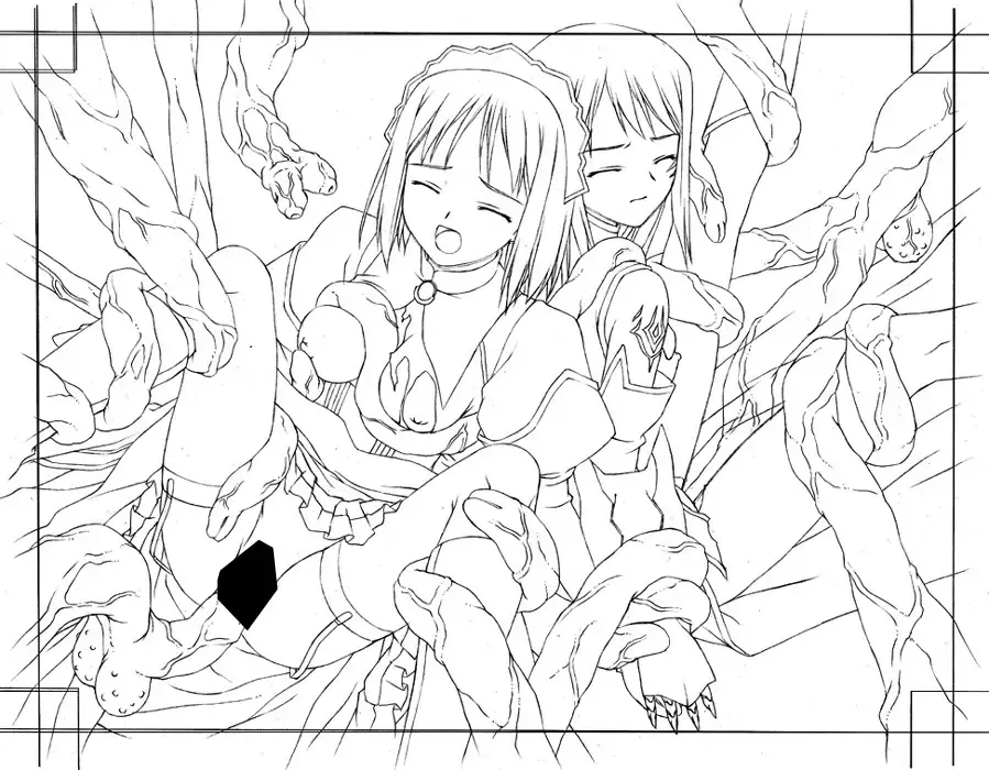 [Kirisawa Shinji - Rindou - Tamiya Akito] Totsugeki Tenshi Kanon - Digital Line Art Collection＋α Fhentai - Page 46