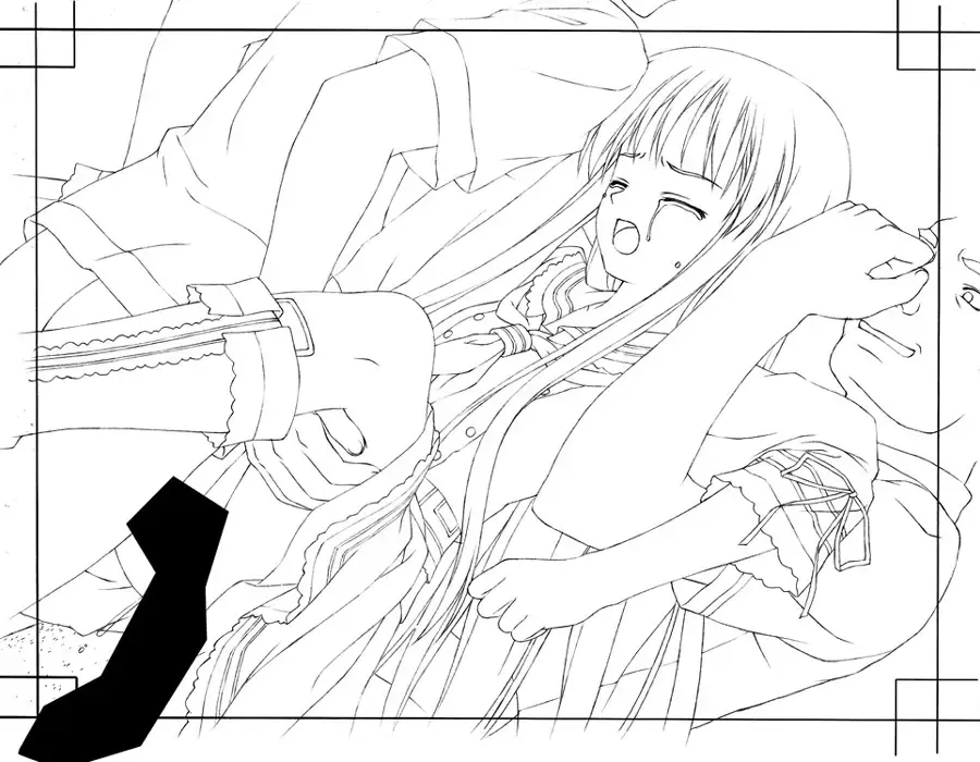 [Kirisawa Shinji - Rindou - Tamiya Akito] Totsugeki Tenshi Kanon - Digital Line Art Collection＋α Fhentai - Page 64