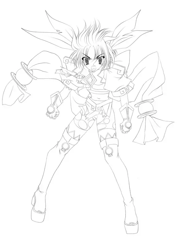 [Kirisawa Shinji - Rindou - Tamiya Akito] Totsugeki Tenshi Kanon - Digital Line Art Collection＋α Fhentai - Page 85