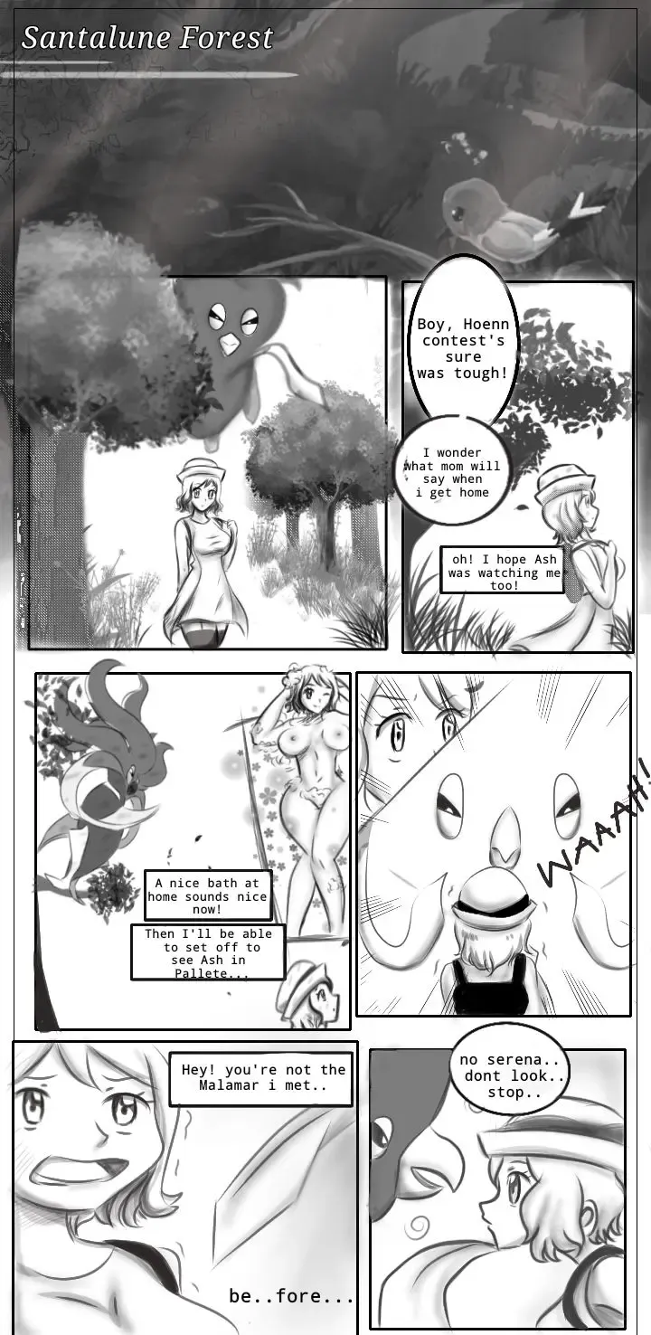 Pokemon: Serena's bad end in Santalune Fhentai - Page 1