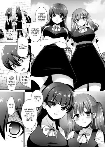 [Piririnegi] Joshikou ni Shinnyuu Shiyou to Shitara Kabe ni Hamatte Futanari Jogakusei no Nikubenki ni Saretandaga Fhentai - Page 5