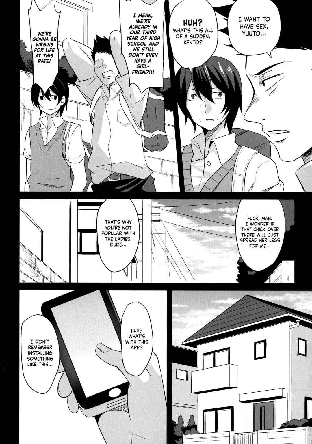 [Nishida Megane] Nyotaika Panic! ~Ore ga Shinyuu no Onna ni Naru made~ | Sex Change Panic! ~Until I Become My Best Friend's Woman~ Fhentai - Page 2