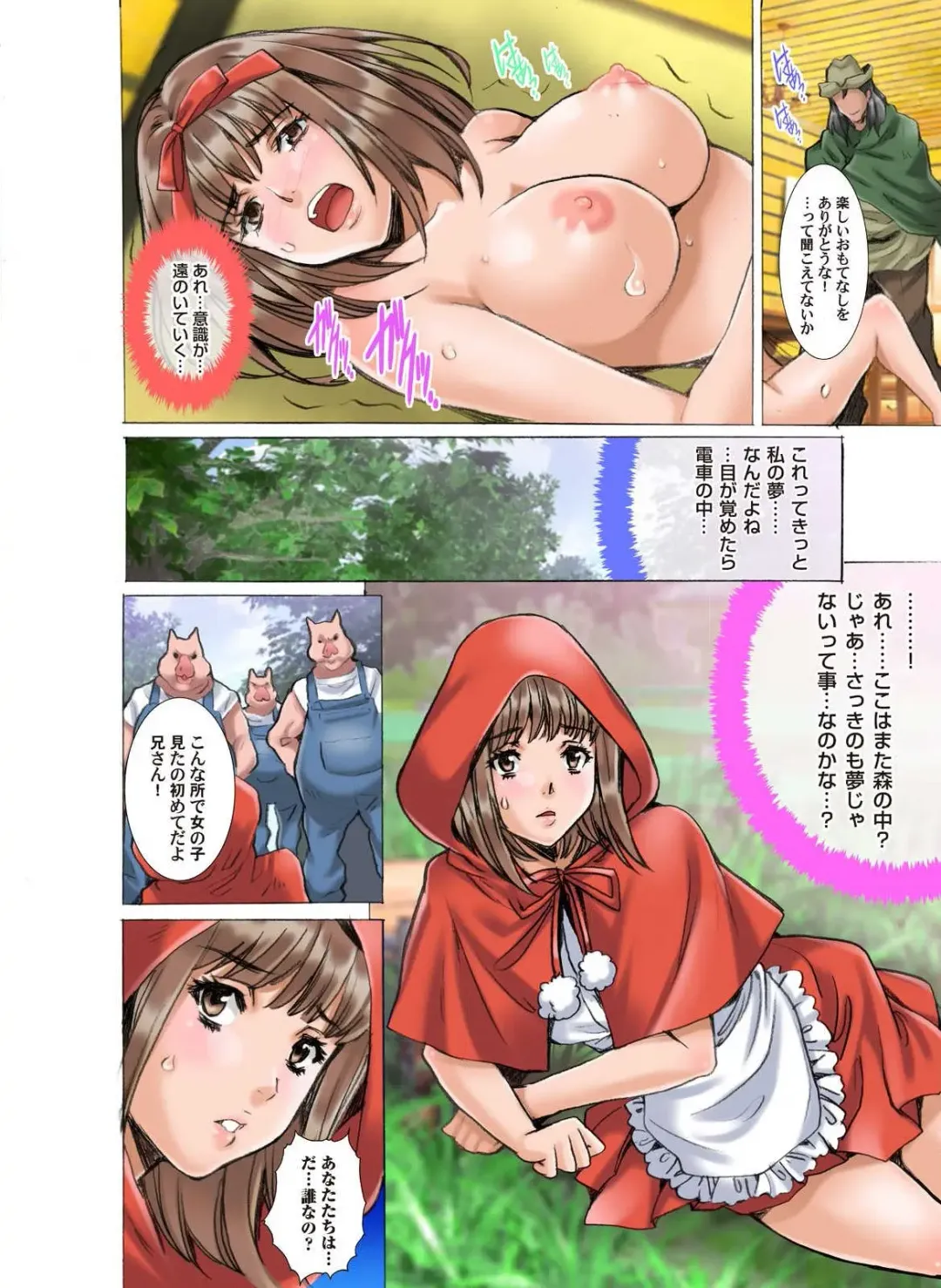 [Oyama Yasunaga] Himitsu no Ehon Akazukin-chan -Ijiwaru Shinaide...- Fhentai - Page 27