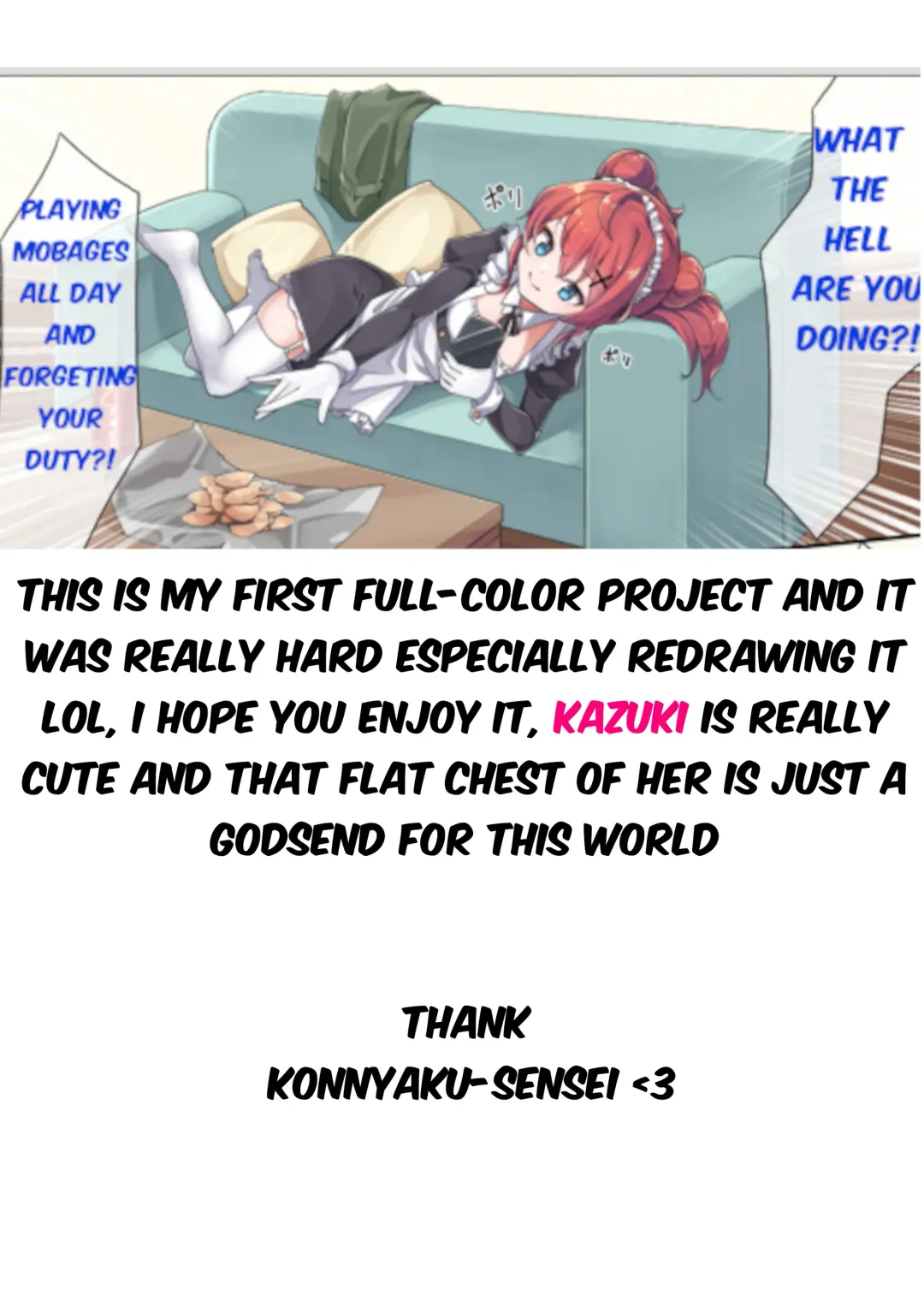 [Konnyaku] Maid Kazuki-senpai Fhentai - Page 37