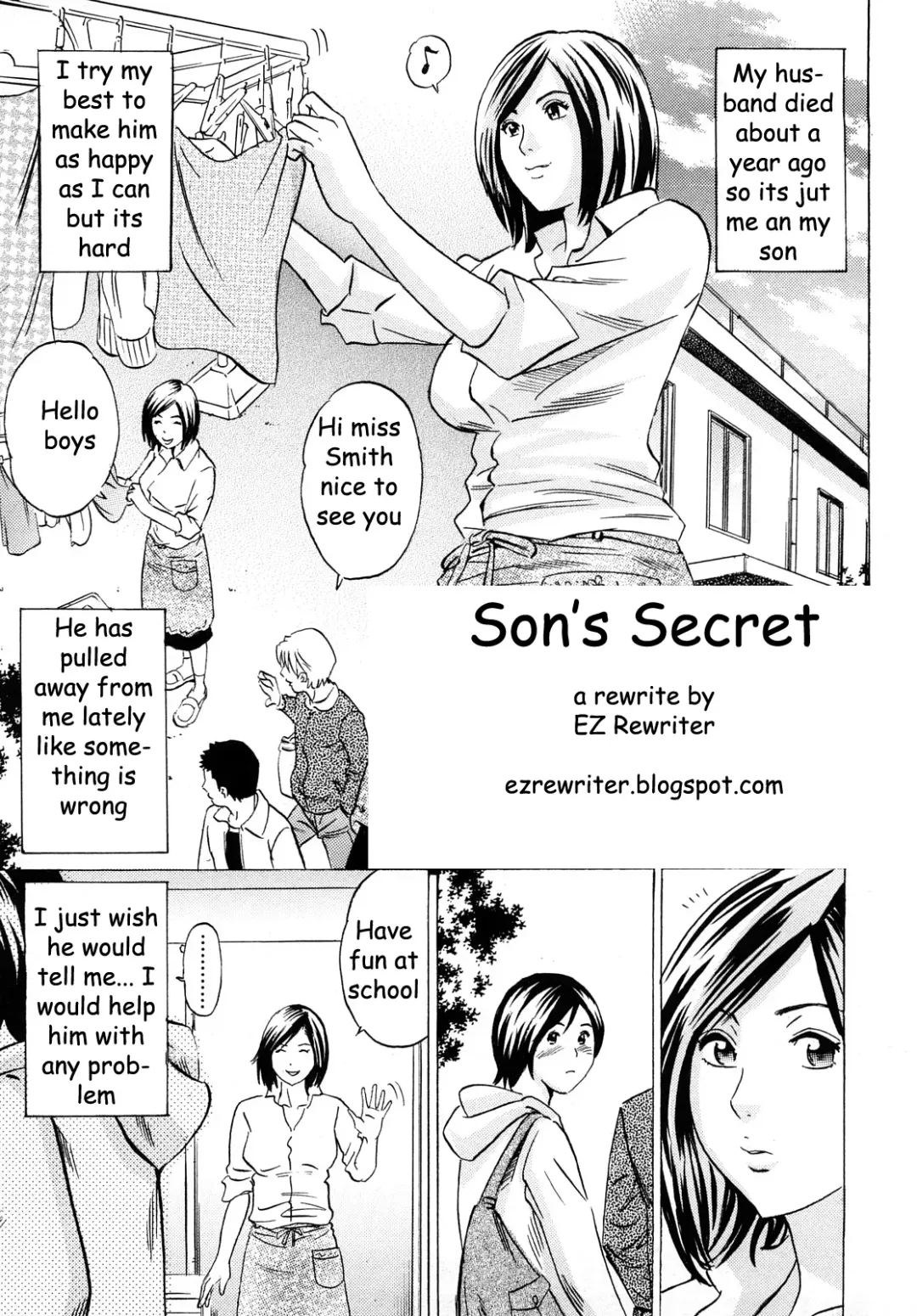 [Tange Suzuki] Son's Secret Fhentai - Page 1