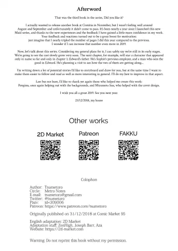 [Tsumetoro] Shinshi Tsuki Maid no Sophie-san 3 | Gentleman's Maid Sophie 3 (decensored) Fhentai - Page 56