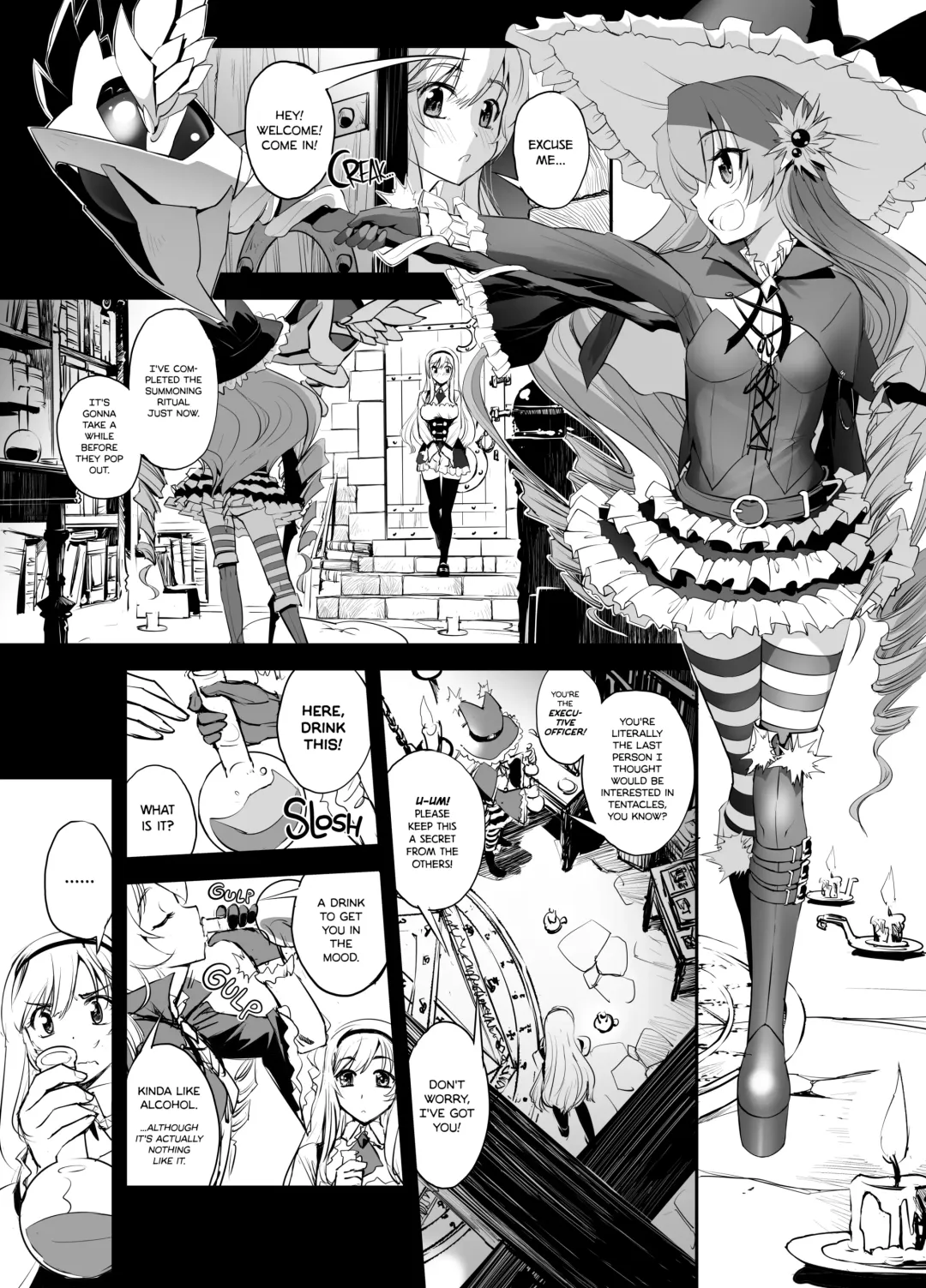 [Sasayuki] Anna to Majo no Shokushu Yuugi | Anna and the Witch's Tentacles (decensored) Fhentai - Page 6