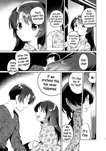 [Ichihaya] Imouto to Lockdown Fhentai - Page 14