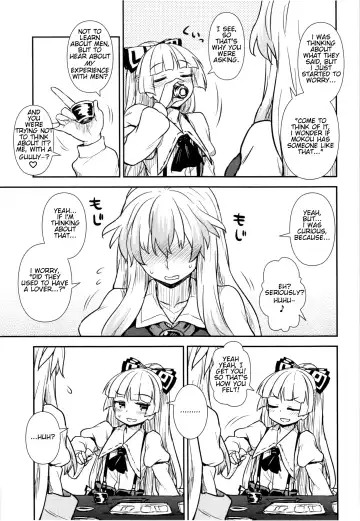 [Itou Yuuji] Keine to Mokou no Seikatsu Jisshuu | Keine and Mokou's (Sex) Life Training Fhentai - Page 5