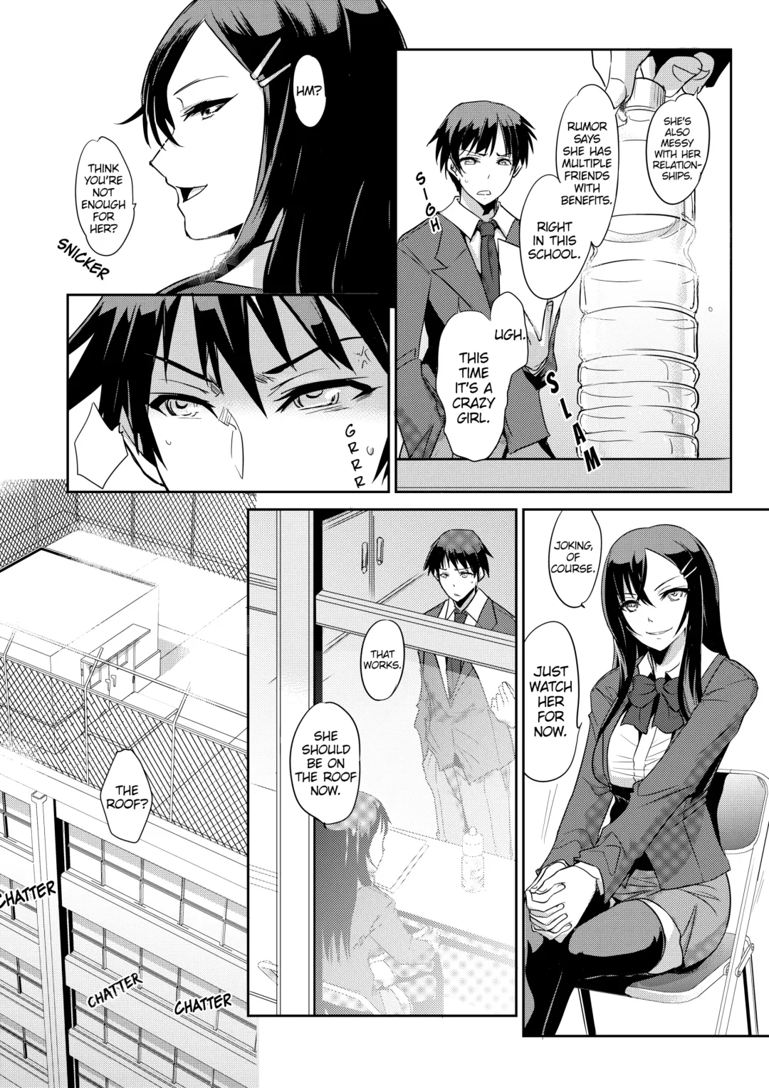 [Ketsune] Zettai fukujuu! Hatsujō JK kousei puroguramu 3-shou： Ochikobore no JK o hame choukyou 3 | Sexual Correction Officer Ch.3： Rebellious School Girl Rehab! 3 (decensored) Fhentai - Page 5