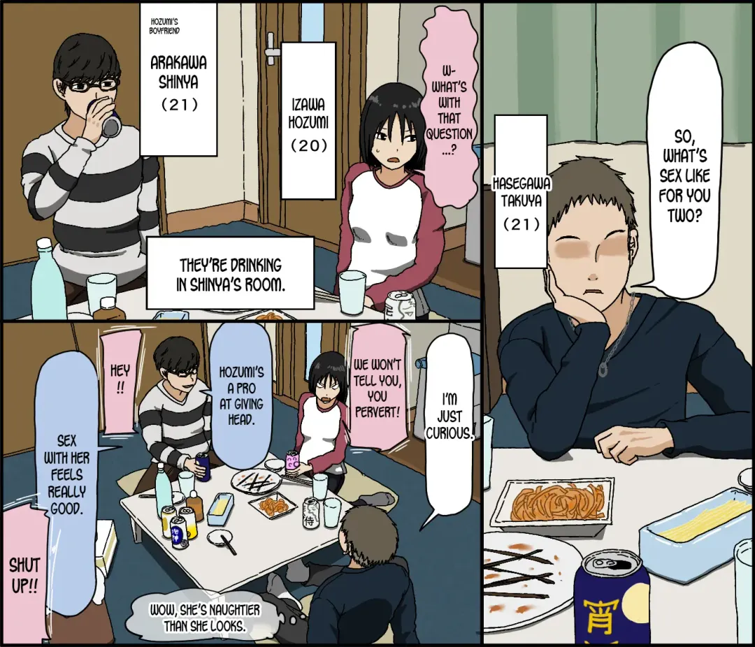 [Toda Hisaya] Kareshi Mochi no Kurokami Irojiro Binyuu Joshidaisei ga Cunni dake Mikeiken de Kare no Tomodachi ni Naisho de Hatsu Cunni Sarete Amari nimo Kimochiyo Sugite Sonomama Nagasare Sex Shita Fhentai - Page 2