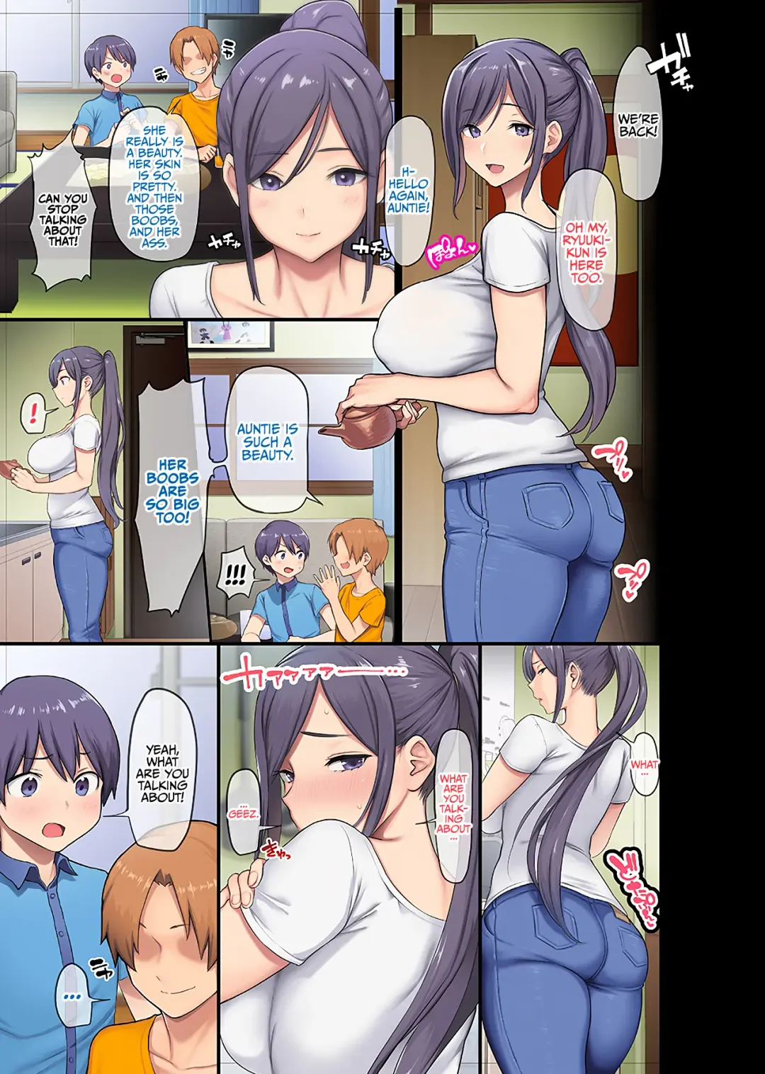 [Meme50 - Ohkami Ryosuke] Kyonyuu Miboujin to Musuko no Waruui Otomodachi Honpen Rensai | Giant Boobs Widow and Her Son's Very. Very Bad Friend Fhentai - Page 4