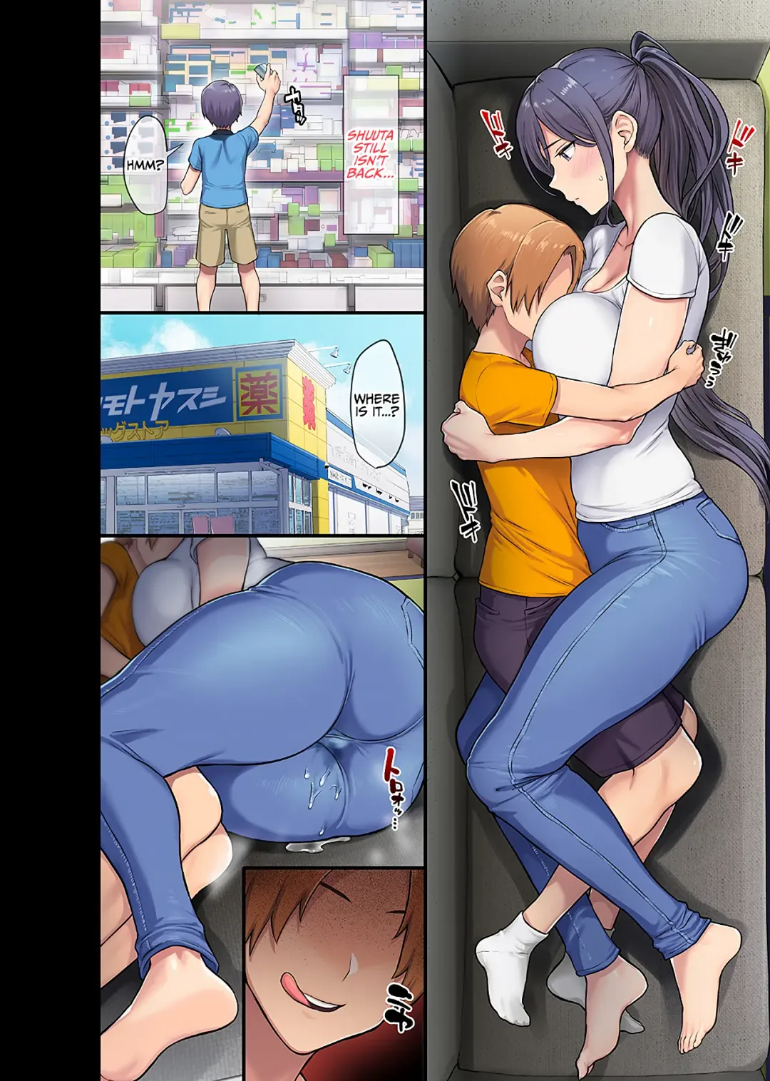 [Meme50 - Ohkami Ryosuke] Kyonyuu Miboujin to Musuko no Waruui Otomodachi Honpen Rensai | Giant Boobs Widow and Her Son's Very. Very Bad Friend Fhentai - Page 9