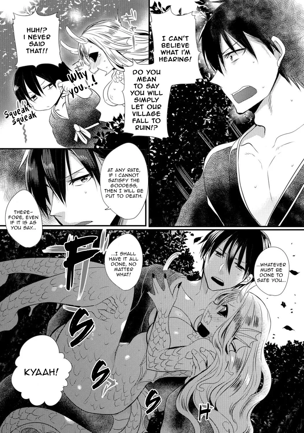 [Mameko] Suiryuu no Kami-sama ni Ikenie o | Sacrifice to the Water Dragon Goddess Fhentai - Page 3