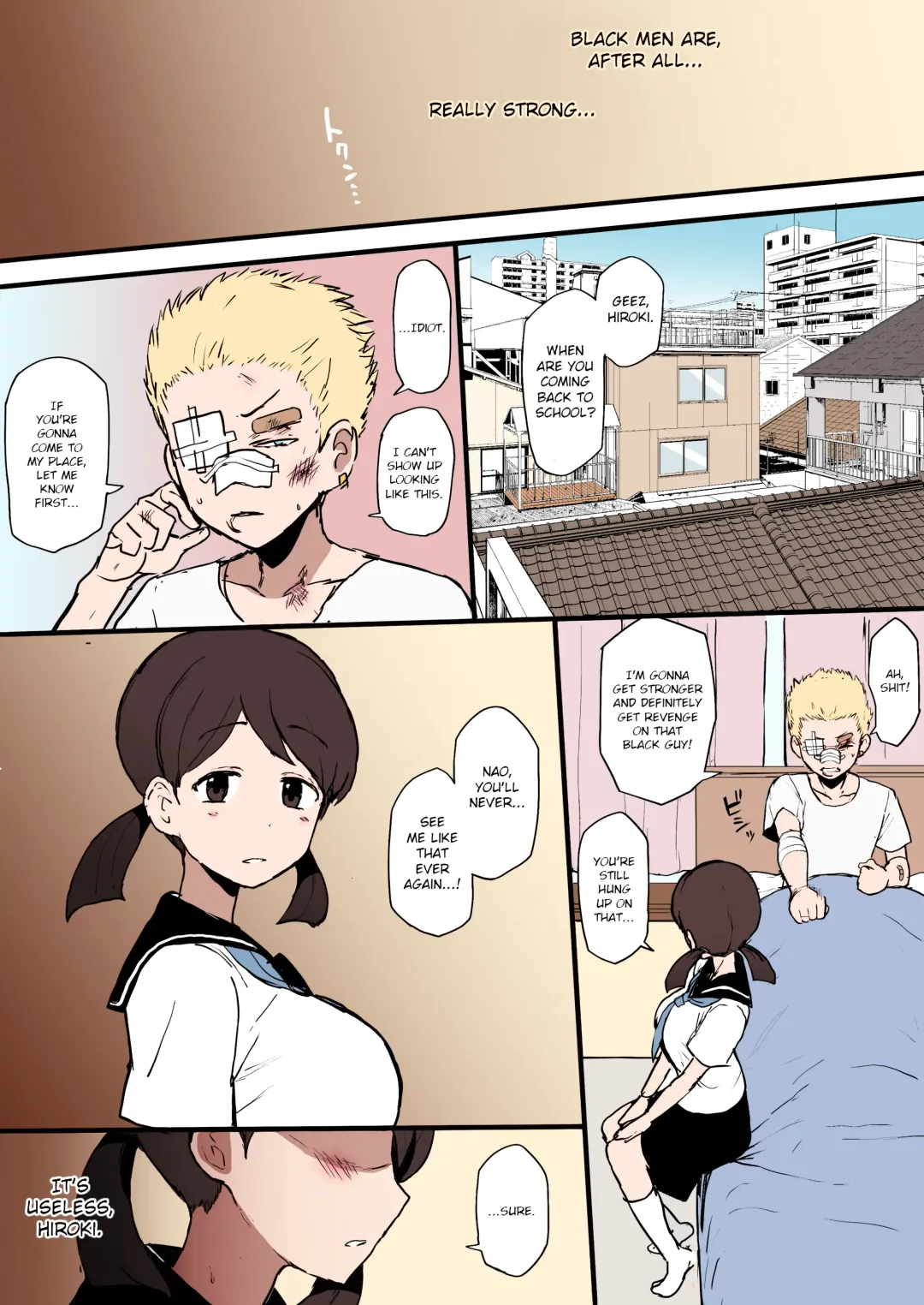 [Terasu Mc] Kokujin no Tenkousei NTR ru - Complete (decensored) Fhentai - Page 2