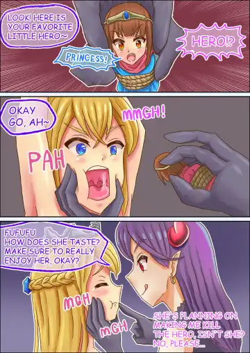 [Vorevore] Kyouseiteki ni yuusha wo nomasareru hime-sama Fhentai - Page 10