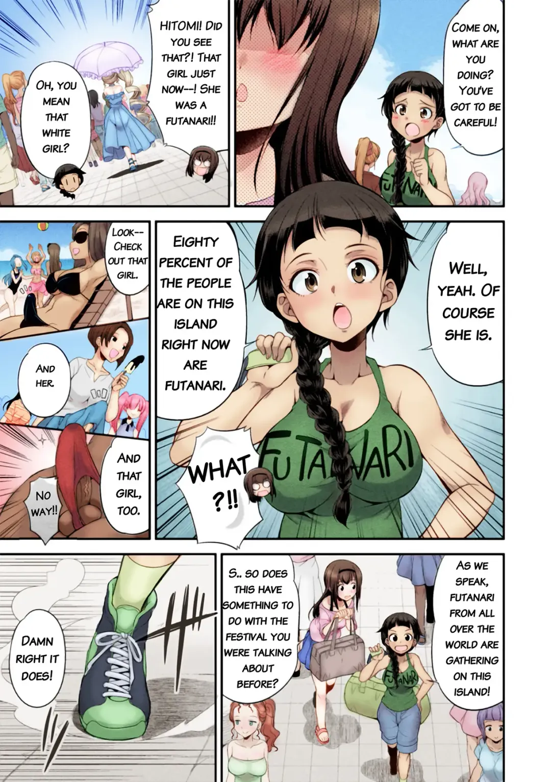 [Gekka Kaguya] Futanarijima ~The Queen of Penis~ Ch. 1 (decensored) Fhentai - Page 11