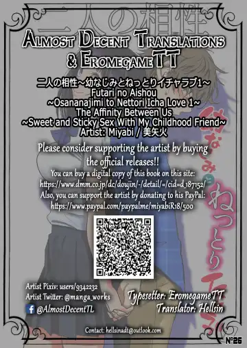[Miyabi] Futari no Aishou ~Osananajimi to Nettori Icha Love 1~ | The Affinity Between Us ~Sweet and Sticky Sex With My Childhood Friend 1~ Fhentai - Page 82