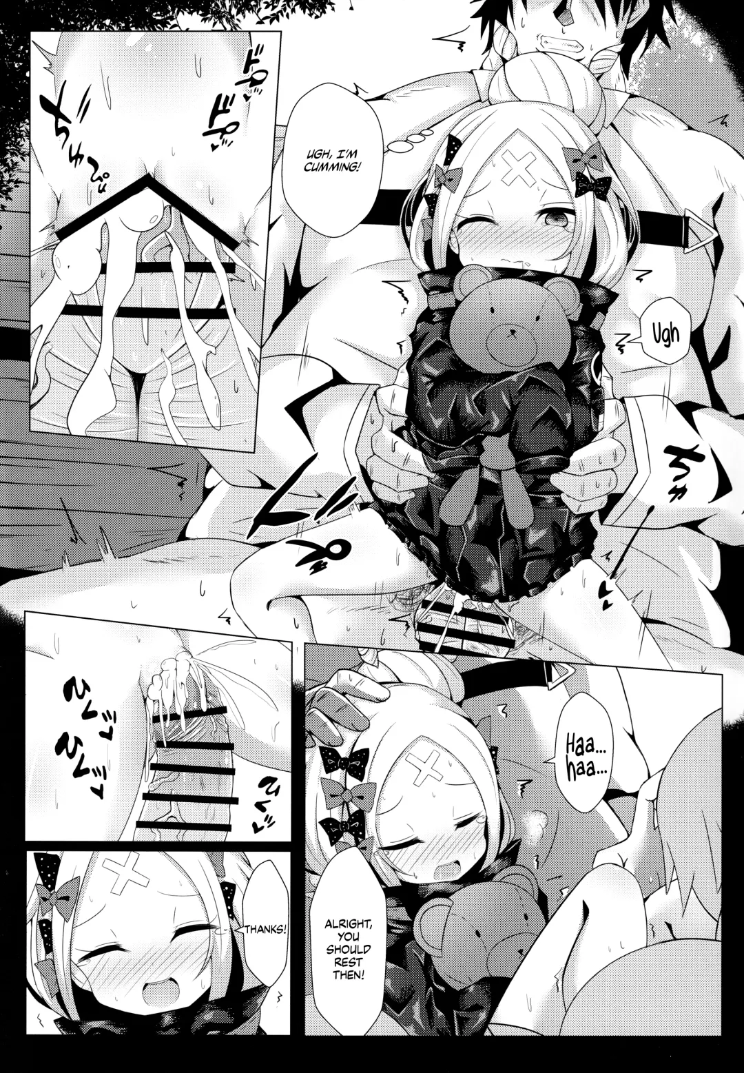 [Shiki] Hyoushi ni Ippai Condom o Kaiteiru kedo Nakami ni wa Condom ga Nai Abigail no Usui Hon | Abigail's doujinshi where many condoms are drawn on the cover but none will be inside Fhentai - Page 12