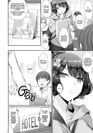 [Nakano Sora] Hokusai-chan no Fudeoroshi | Hokusai Strokes Her New Brush (decensored) Fhentai - Page 4