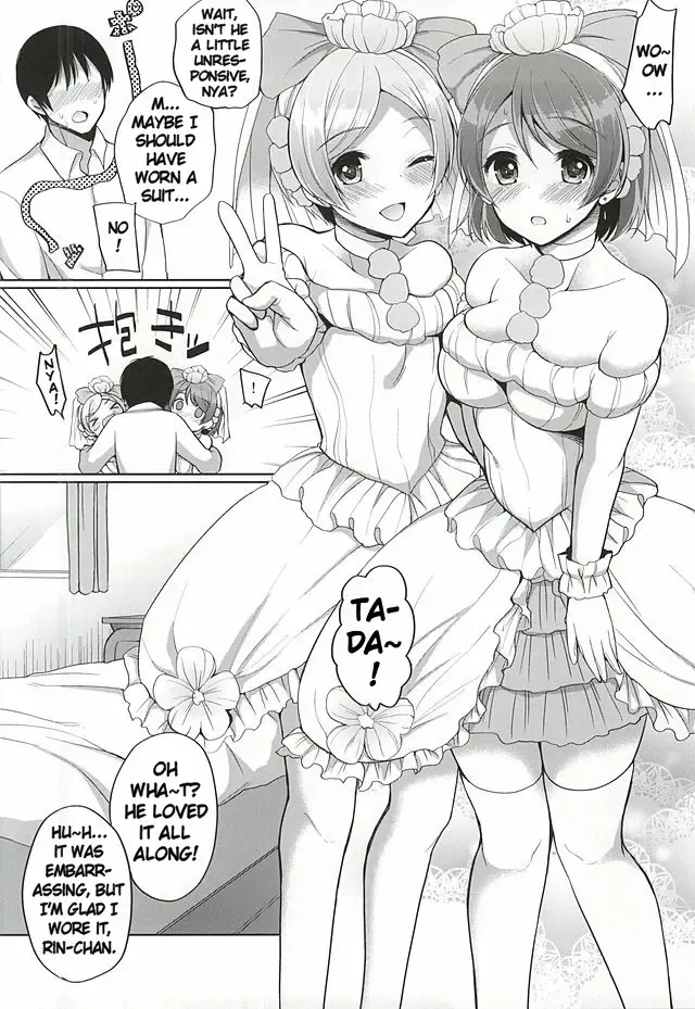 [Miyamoto Liz] RinPana to Icha Love Ecchi | Loving Sex With Rin and Hanayo Fhentai - Page 5