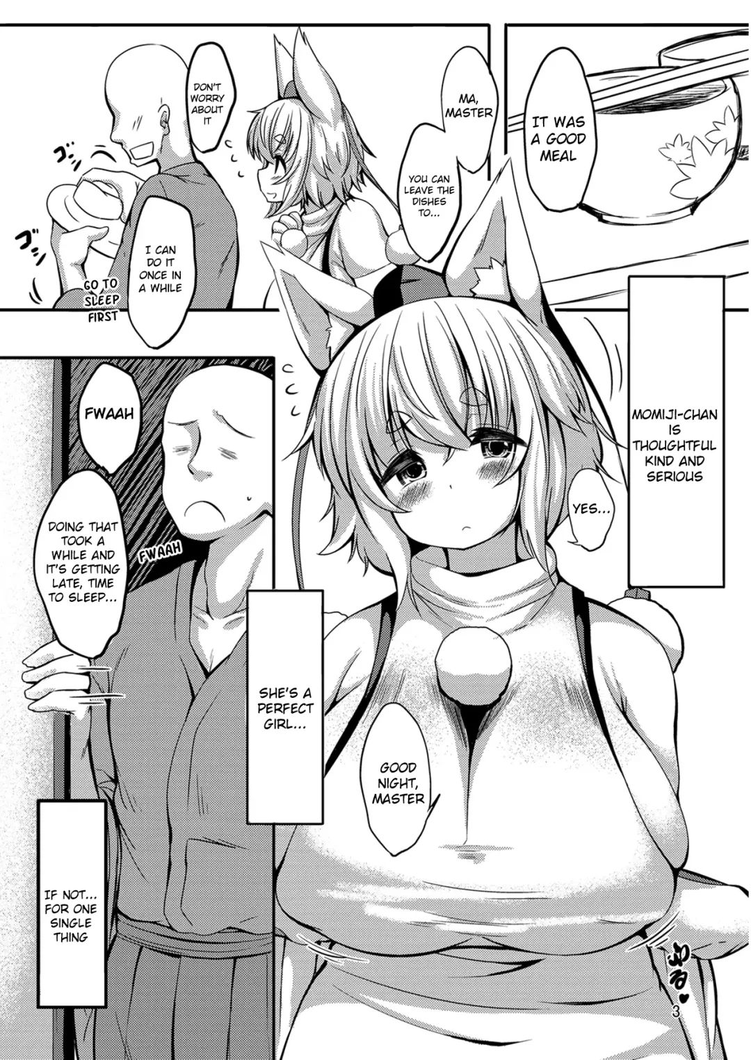 [Shishi Juuroku] Nemutteiru Momiji no Oshiri ga Amarini mo Sukebe Nanode Onaho Kankaku de Tsukawasetemorau Hon Fhentai - Page 2