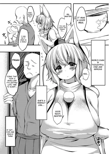[Shishi Juuroku] Nemutteiru Momiji no Oshiri ga Amarini mo Sukebe Nanode Onaho Kankaku de Tsukawasetemorau Hon Fhentai - Page 2