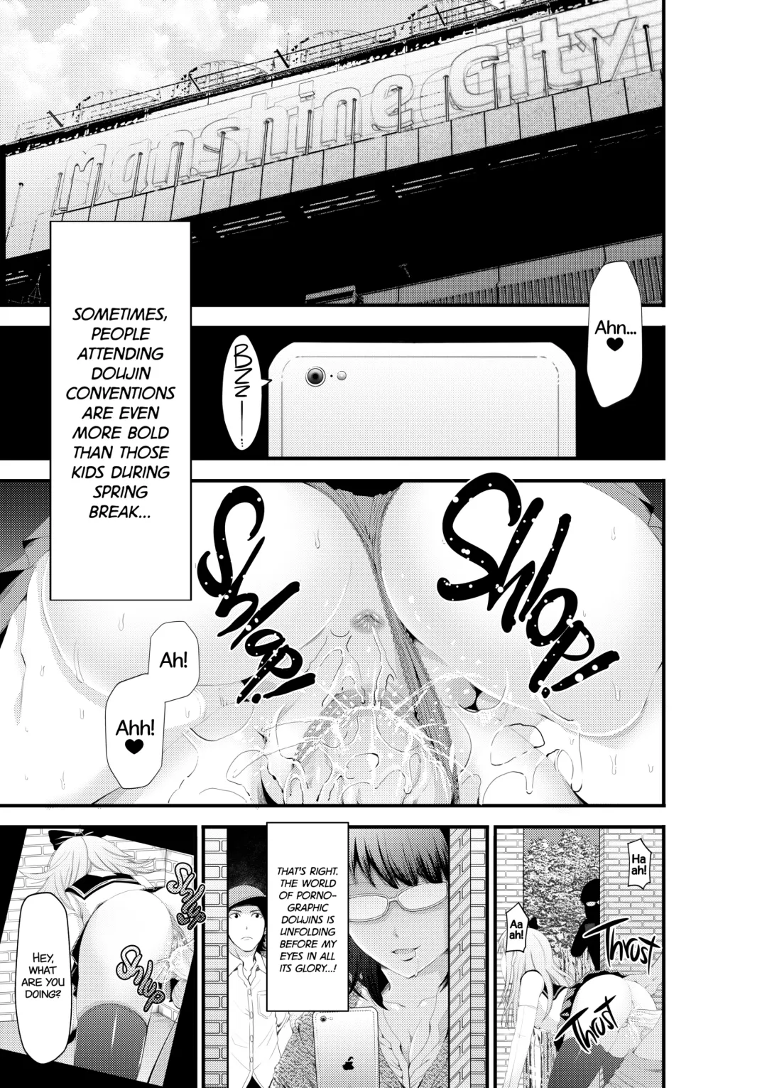 [Akiha At] ManCli Manko to Cli o Ijirareru no ga Daisuki na Fujoshi nano de Doujin Event no Nikubenki ni Natte mita (decensored) Fhentai - Page 2