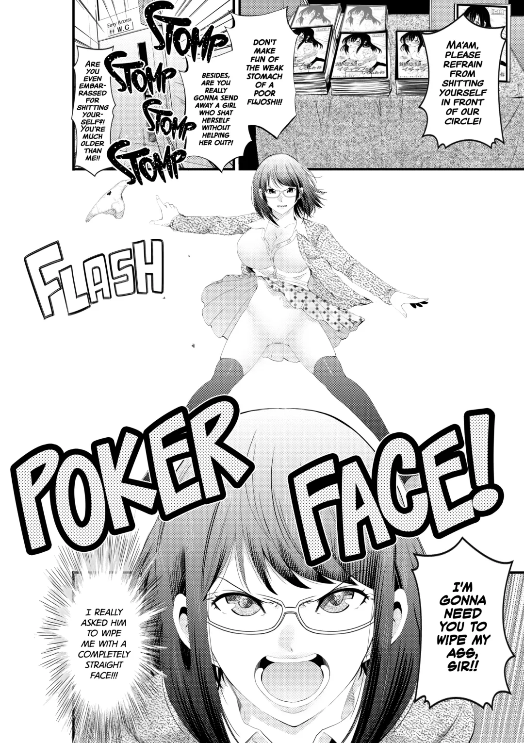 [Akiha At] ManCli Manko to Cli o Ijirareru no ga Daisuki na Fujoshi nano de Doujin Event no Nikubenki ni Natte mita (decensored) Fhentai - Page 9