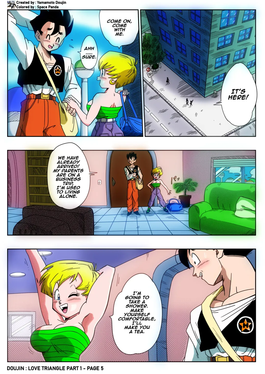 [Yamamoto] LOVE TRIANGLE Z - Gohan, Erasa to Deau (decensored) Fhentai - Page 5