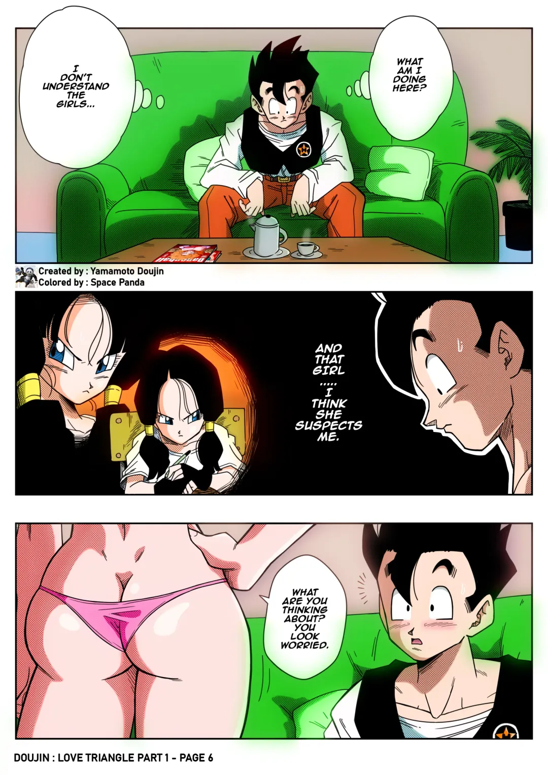[Yamamoto] LOVE TRIANGLE Z - Gohan, Erasa to Deau (decensored) Fhentai - Page 6
