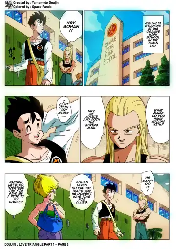 [Yamamoto] LOVE TRIANGLE Z - Gohan, Erasa to Deau (decensored) Fhentai - Page 3