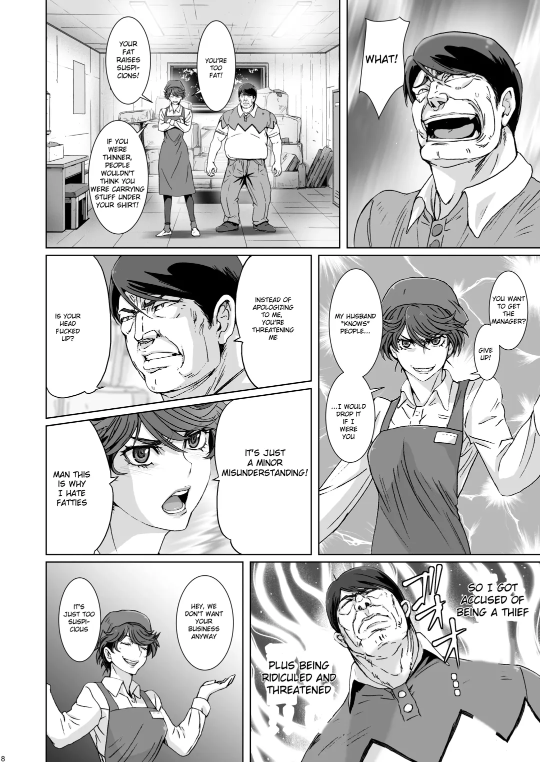 [Kenzaki Mikuri - Nanno Koto] Kuso Mukatsuku Super no Hitozuma Tenin no Private o Saiminjutsu de Sarashite Miru. Fhentai - Page 7