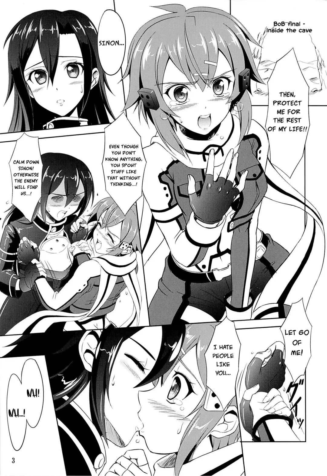 [Kishi Nisen] Gyakushuu no Shinon | Sinon on the counterattack Fhentai - Page 2