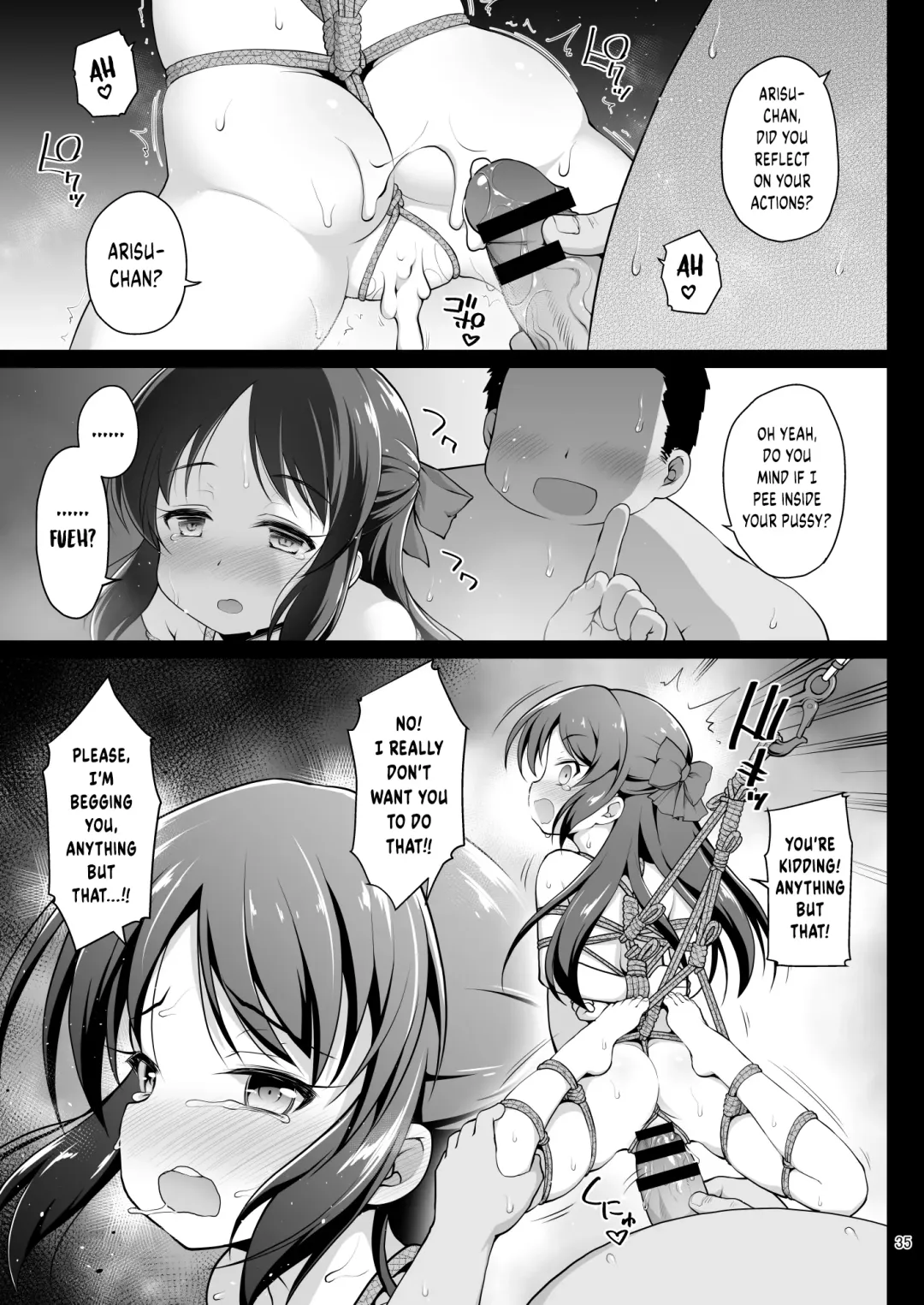 [Hanini] Tachibana Arisu no Kankin Dasshutsu Game Fhentai - Page 35