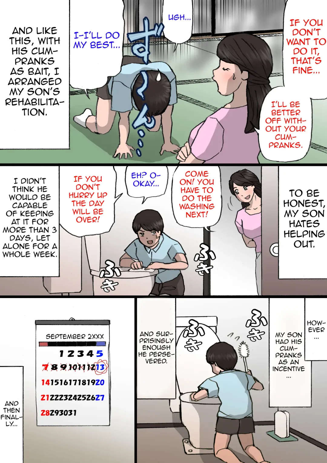 Okaa-san wa Itazura Musuko o Okorenai Fhentai - Page 31