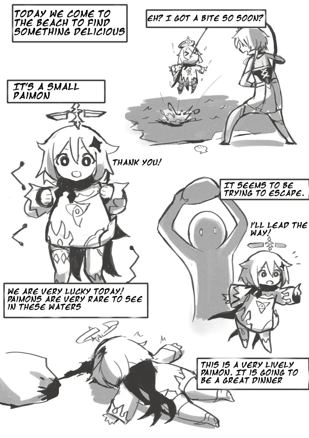 [Jacky Knee-san] 派蒙美食 (Genshin Impact) | Paimon Food Fhentai - Page 2