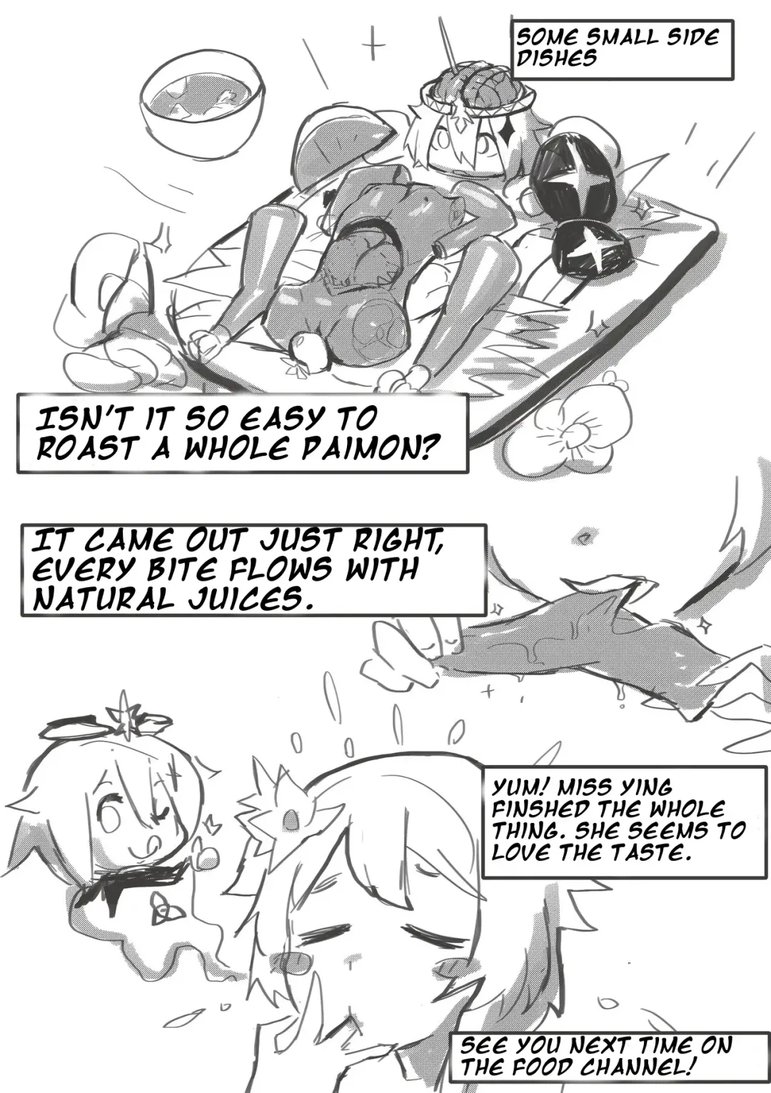 [Jacky Knee-san] 派蒙美食 (Genshin Impact) | Paimon Food Fhentai - Page 5