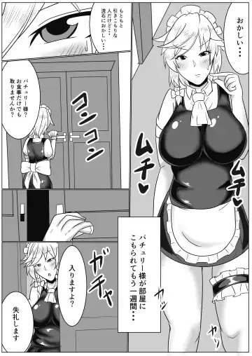 [Akikan] Sakuya to Patchouli-sama ga Onanie You ni Shoukan shita Inma ni Choukyou sarechau Fhentai - Page 4