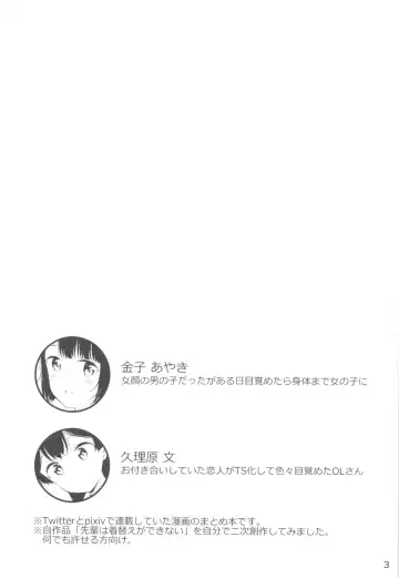 [End] Moshimo Onnagao no Otokonoko ga Onnanoko no Karada ni Nattara Fhentai - Page 2