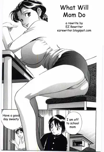 Read [Hidemaru] What Will Mom Do - Fhentai