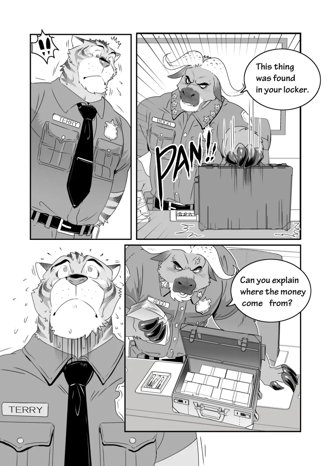 [Kuma Hachi] chief bogo found a dirty police Fhentai - Page 2