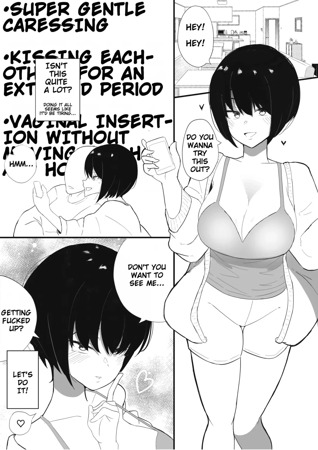Kanojo to Slow Sex de Guchagucha ni Naru Hon | A Book Where Me and My Girlfriend Get Messed Up From Having Slow Sex Fhentai - Page 3