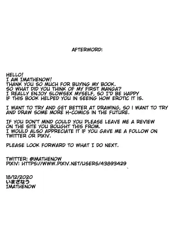 Kanojo to Slow Sex de Guchagucha ni Naru Hon | A Book Where Me and My Girlfriend Get Messed Up From Having Slow Sex Fhentai - Page 19