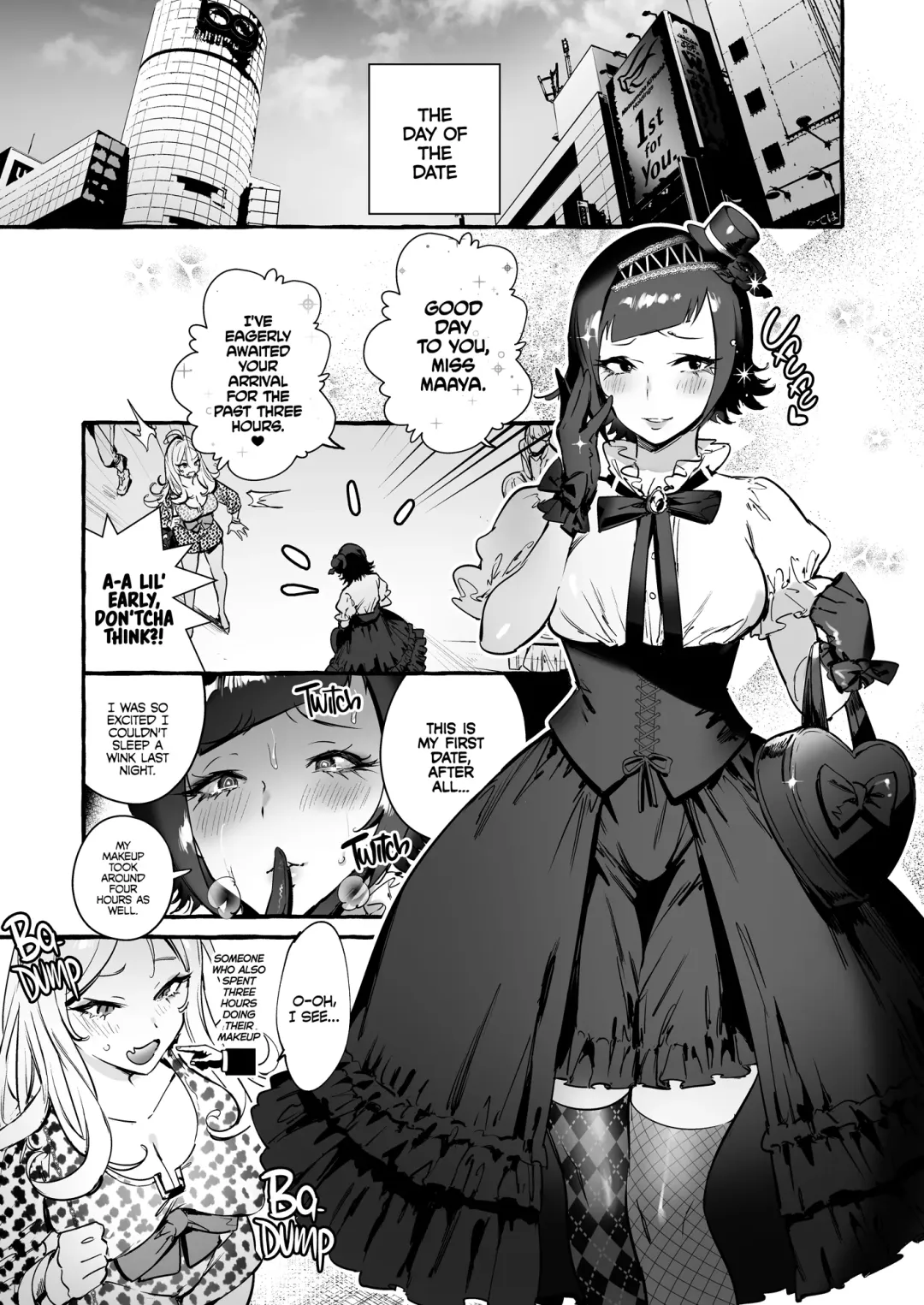 [Itami] Futanari-san to Nonke-san ♀ Hatsu Date Hen | Straight Girl Meets Futa: The First Date (decensored) Fhentai - Page 11