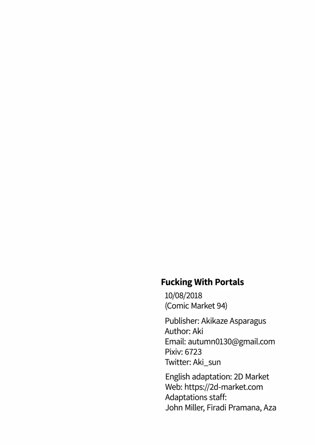 [Aki] Sukima Hame | Fucking with Portals (decensored) Fhentai - Page 21