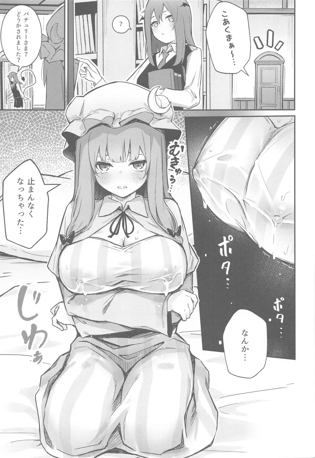 [Borusiti] Patchouli ga Koakuma ni Shiborareru Hon Fhentai - Page 4